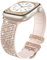 Tuocal Bling Bracelet compatible avec Apple Watch 38 mm, 40 mm, 41 mm, 42 mm (Series 10), bracelet de rechange en silicone souple avec strass scintillants, pour iWatch séries 10, 9, 8, 7, 6, 5, 4, 3,