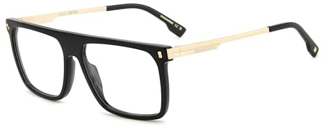 DSQUARED2 Brille D2 0122 Größe 56-15 mm Schwarz Gold