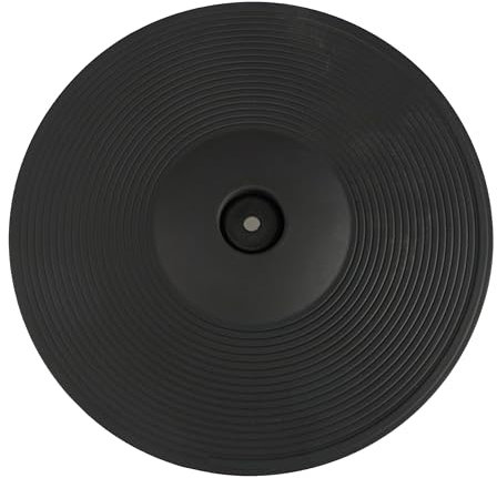 Fame 18 3-Zonen Cymbal Pad für E-Drum Sets - Kompatibel mit DD-1000-MS, Realistisches Spielgefühl, Robust & Leise, Präzise Kontrolle, Schwarzes Finish