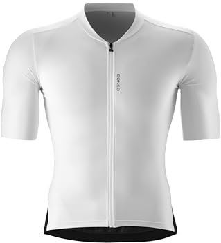 Gonso Sitivo Trikot M, Herren Rennradtrikot, Atmungsaktives Mesh, 3-teilige Steck-Rückentasche und RV-Tasche, Enganliegende Passform
