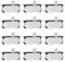 EMSea 40Pcs MSK12C01 Interruptor de palanca de 1,5 H con cabezal blanco horizontal, interruptor deslizante de 7 pines, interruptor de fuente de alimentación para placa de circuito PCB de MP3