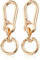 Andibro Lot de 2 crochets en métal robuste, mousquetons en acier inoxydable, petit mousqueton, mousqueton à ressort, porte-clés, sangle d'appareil photo, lampe de poche, porte-clés