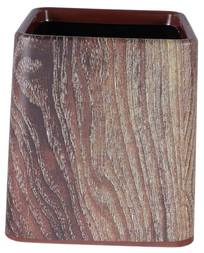 CAXUSD Poubelle De Comptoir Petite Pour Chambre Bureau Salle De Bain Corbeille à Déchets Rétro Design Unique Intérieur Décoration