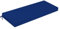 PRIMEPATIO Bankauflage Outdoor, Bequeme Schaumstoff Bankkissen Sitzauflage, Wasserdicht Sitzkissen, Hollywoodschaukel Auflagen mit Bändern, Verdicktes Polster für Gartenmöbel 150x50 cm, Blau