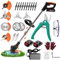 Debroussailleuse Electrique sans Fil, Debroussailleuses, avec 2 Batteries 21V 2.0Ah et 3 Lames, Coupe Bordure sans Fil avec Batterie pour tondre Le Jardin et la pelouse.
