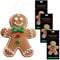 Duftbaum Auto Lufterfrischer – Lebkuchenmann Gingerbread man mit Rainforest Duft – Hochwertiger Duftanhänger für Innenraum Tuning – 3er Pack