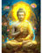 KEYIFA Bouddha Peinture par Numéros pour Adulte, Kits de Peinture au Numéro avec Peinture Acrylique et Pinceaux, DIY Bouddhiste Creatif Toile Peinture à l'huile, Décoration de Maison 30x40cm