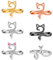 6 Stück HäKel Ring, Metall HäKeln Zubehör Verstellbare HäKelringe HäKel Zubehör HäKelring Crochet Ring für Stricken Flechten DIY Strickhandwerk