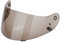 Motociclo Visiera for casco, lente for casco da motocicletta, lente for occhiali da casco integrale compatibile con HJC CL-16 CL-17 CS-15 CS-R1 CS-R2 CS-15 FG-15 TR-1 (oro)(Smoke)