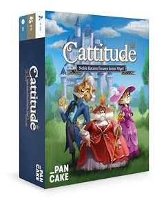 Pancake Games Cattitude. Noble Katzen fressen Keine Vögel: 8-99 Jahre | 2-5 Spieler | Spieldauer: etwa 30 Minuten