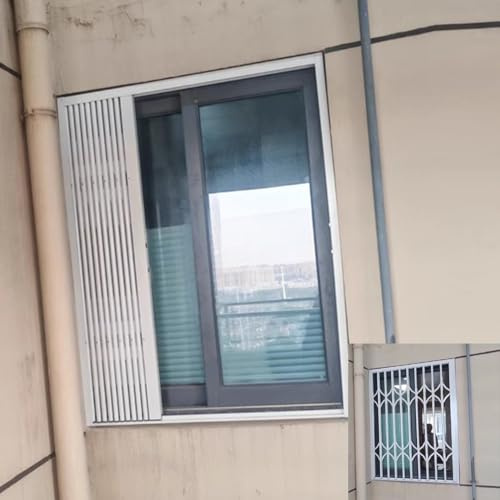 Faltbares Fenstergitter, Einbruchschutz, Sicherheits-Leitplanke für Wohnung, Kellerfenster, Innen- und Außenschutz