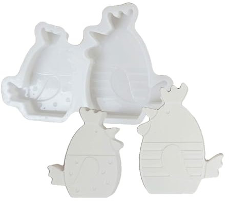 YIZITU Silikonformen in Tierform, Huhn, Pflaster, Gießformen, Ornamentformen, Epoxidharz, Backformen, Huhn, Silikon, Tier-Backformen, Ornament, Seife, Epoxidharz-Formen