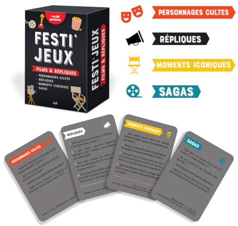 Festi'Jeux - Films et répliques: Plus de 600 questions sur les personnages de films et des répliques cultes !