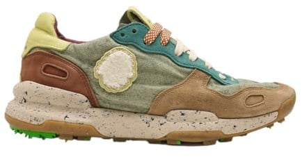 Satorisan - Chacrona Linen - Casual Sneaker Herren und Damen - Vintage Leder und Leinen Sportschuhe - Bequem, Nachhaltig und Dauerhaft