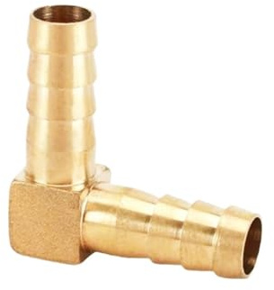 Raccord de tuyau en laiton Type T, adaptateur connecteur à 3 voies 4/5/6/8/10/12/16/19mm, raccords Tube d'eau pagode barbe, 1 pièce(Elbow 2 way,8mm Barb)