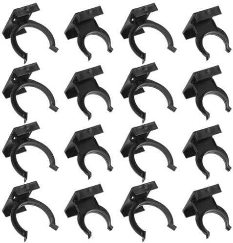 TOPBATHY Clip per Battiscopa per Mobiletti Cucina 20 Pezzi in Plastica Nera