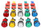EG Starts 10x New LED lit Arcade Push Buttons With Micro Switch Mame Multicade Choice of 5 Colour