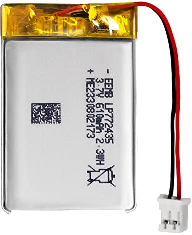 EEMB 3,7 V 630 mAh 772435 Lipo-Akku Wiederaufladbarer Lithium-Polymer-Ionen-Akku mit JST-Anschluss.Stellen Sie sicher, DASS die Polarität des Geräts vor dem Kauf mit Batterie übereinstimmt!!!