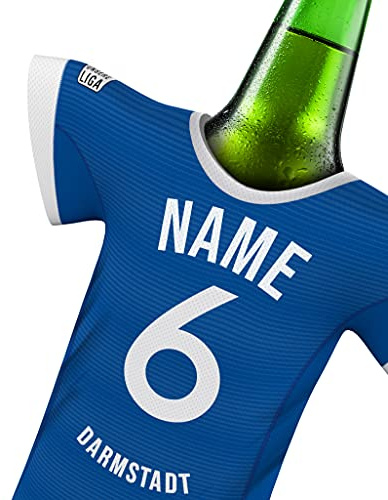PERSONALISIERTES Trikot passend für Darmstadt Trikot kühler Fans | Flaschenkühler Getränkekühler Fanartikel by MYFANSHIRT.com Kein Original