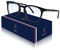 AMKSHUT Occhiali Anti Luce Blue Con Filtro Uv, Riposo, Protettivi, Lenti resistenti ai graffi, Adatto Per Schermo Computer, Tablet, Smartphone, Gaming, Lavoro, Ufficio Per Uomo Donna (Unisex) (Nero)