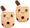 Surplex 2 Bubble Tea Plüschtier Boba Kuscheltier Gefüllte Milchtee Cartoon Soft Doll Tea Cup-förmiges Dekorative Kissen Kinderspielzeug Geburtstagsgeschenk Für Kinder Mädchen, 25cm