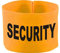 Kleiner Fratz gummielastische Armbinde 10 cm personalisiert mit Security (Farbe gelb) (Gr. 3XL - 33 cm)