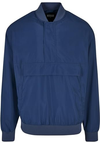 Urban Classics Herren Pullover Bomber Jacket darkblue, XL