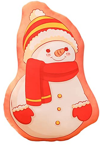 BYNYXI 50cm Schneemann Weihnachten Plüschtier, Stofftier Plüsch Schneemann Weihnachtsmann Elch Weihnachtsstrümpfe Kuscheltiere Cartoon Puppe Spielzeug für Kinder Erwachsene Weihnachtsfeier Geschenk