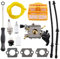 MCHNIC Vergaser mit Dichtung Luftfilter Benzinschlauch für Husqvarna 445 445E 450 450E Kettensäge Jonsered CS2245 CS2250 S Ersetzt ZAMA C1M-EL37B 506450401