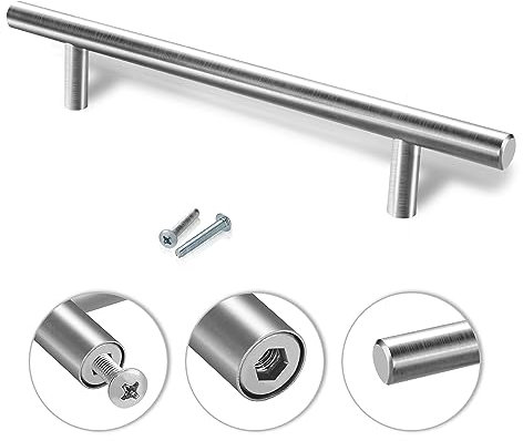 Ansobea 10 Stück Schrank Griffe, Küchenschränke Schrankgriffe 156 * 96 * 10MM, Hochwertige Möbelgriffe aus Edelstahl für Schublade, Schrank, Küchenschranktüren