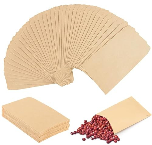 Papiertüten Klein 6 x 10 cm Samentütchen Samentüten 300stk für Süßigkeiten Samen Hochzeit Geschenke Party Weihnachtskarte