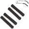 Glasses Ear Pads for Eyeglasses- 4 Pcs Glasses Ear Cushions Soft Knitted Cotton Anti-Slip Temple Tips, Spectacle Arm Covers Stop Glasses Slipping Down Nose for Sunglasses Reading Glasses