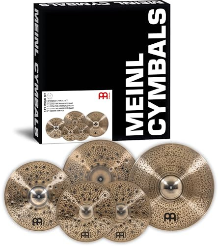 Meinl Cymbals Pure Alloy Custom Expanded Set - Made in Germany, 2 Jahre Garantie (PAC-CS2)