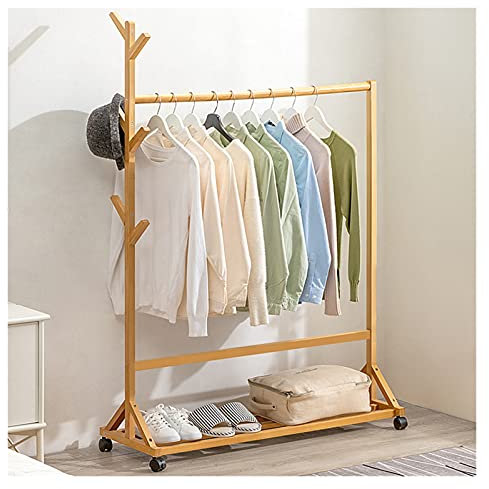 Portemanteau,Prte-Manteau,Portemanteaux,entrée Porte-vêtements,Murale Porte Bambou Perroquet Blanc Bain Forme d’Arbre Vintage Étagère Patère Bois métallique Alliage d'aluminium Amovibles rou