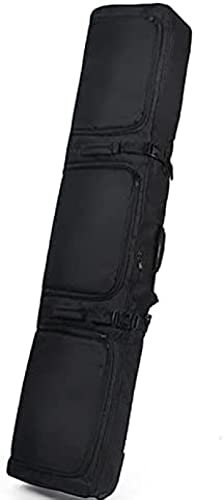 Snowboard-Tasche mit Mute-Rad – wasserdichter Roller-Ski-Rucksack – Aufbewahrung und Transport von Snowboards bis zu 160 cm – Einzel- und Doppelboard, universell, Schwarz