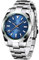 BENYAR Herren elegante 41MM automatische mechanische Uhr wasserdicht Edelstahlband leuchtend lässig Business Analog Armbanduhr, 5176-electric Blue