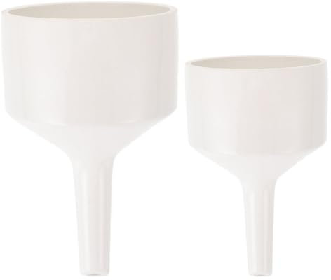 Gatuida 2piezas Embudo De Cerámica Buchner De Filtración Para Laboratorio Para Química y Biología Herramienta De Precisión Filtración y Vertido De Líquidos