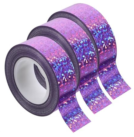 SHINEOFI 3 Rollen Gewebeband Praktisches Klebeband Starkes Klebeband Gewebeband Panzerband Starkes Klebeband Panzerband Farbiges Klebeband Für Kinder Robustes Bastelband