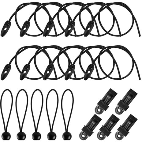 Gepäckspanner für Warntafel Spanner 10 X 50 cm mini Spanngurte Einstellbare Länge Multifunktional Spanngummi für Warnschildern, Fahrradträger, Roadtrip usw