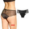 Relixa Periodenunterschwäsche Periodenslip Menstruationsunterwäsche Perioden Unterhosen Damen und Mädchen aus elastischer Spitze, 1 schwarz, Grace, XS