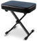 LWZQRVCT Piano Stool Chair, Foldable Storage Piano Bench, Leather Four Gears Adjustable Keyboard Chair, Can Bear a Load of 385IBS, Suitable for Adults and Children at School Concerts(Black)
