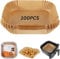 QACHOICE 16cm Air Fryer Liners 100pcs, Disposable Parchment Paper for Baking, Roasting, Greaseproof Liners Compatible with COSORI, Ninja, Tower Air Fryers, for Mess-Free Cooking
