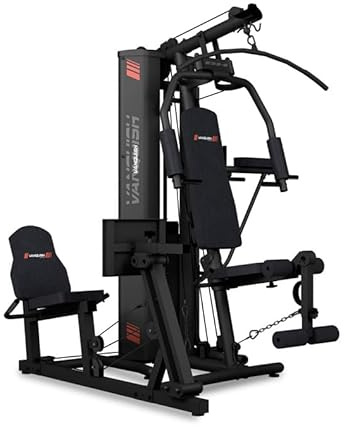 BH Multiestación Vanquish Multigym Home Gym Poleas Musculación 100kg | Carga Máxima 100 kg, 6 Estaciones De Trabajo, Dimensiones 174 x 104 x 205 cm