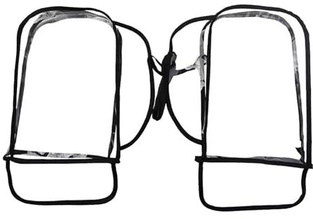 Housse de guidon de vélo, housse de guidon de vélo, housse de guidon de vélo, housse plus chaude pour les magasins de vélo. Cette housse en PVC surdimensionnée protège le guidon de la pluie