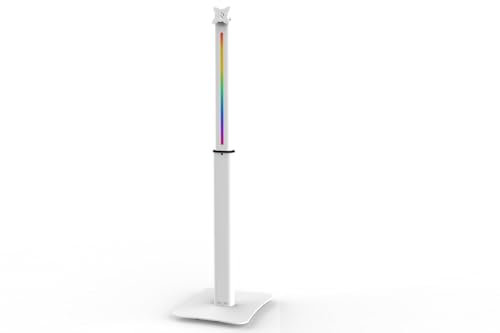 Height adjustable monitor stand VESA 75/100 with LED lighting - 22 to 27 inch
