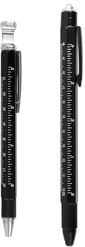 GWCYMYD Multifunktionsstift Metall 12 in 1 Multitool Pen mit LED Multifunktions Kugelschreiber Tactical Pen Taktischer Stift für Männer Weihnachtsgeschenke Vatertagsgeschenk