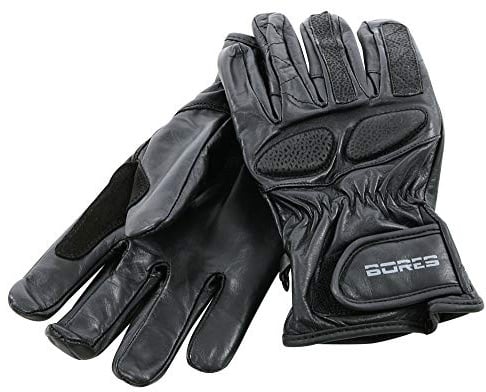 Bores Driver Motorradhandschuhe, Rindsleder, Schwarz, Größe 11