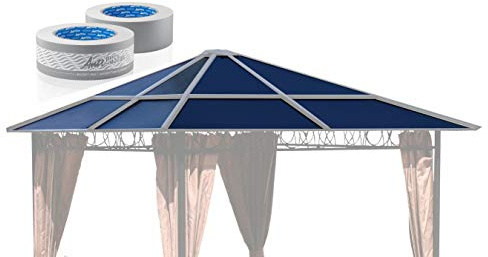 QUICK STAR Ersatzdach Hardtop Pavillon 3x3m inkl. Anti Dust Filterbandset