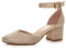 AJVANI low mid block heel ankle strap court shoes sandals size 8 41