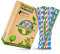 straw2sphere® Papierstrohhalme gepunktet | 160 St. | 1 Baum für jeden Kauf | Bio Strohhalme Papier | Trinkhalme Papier für Kinder | Cocktail Strohhalm Pappe | Papiertrinkhalme Hochzeit